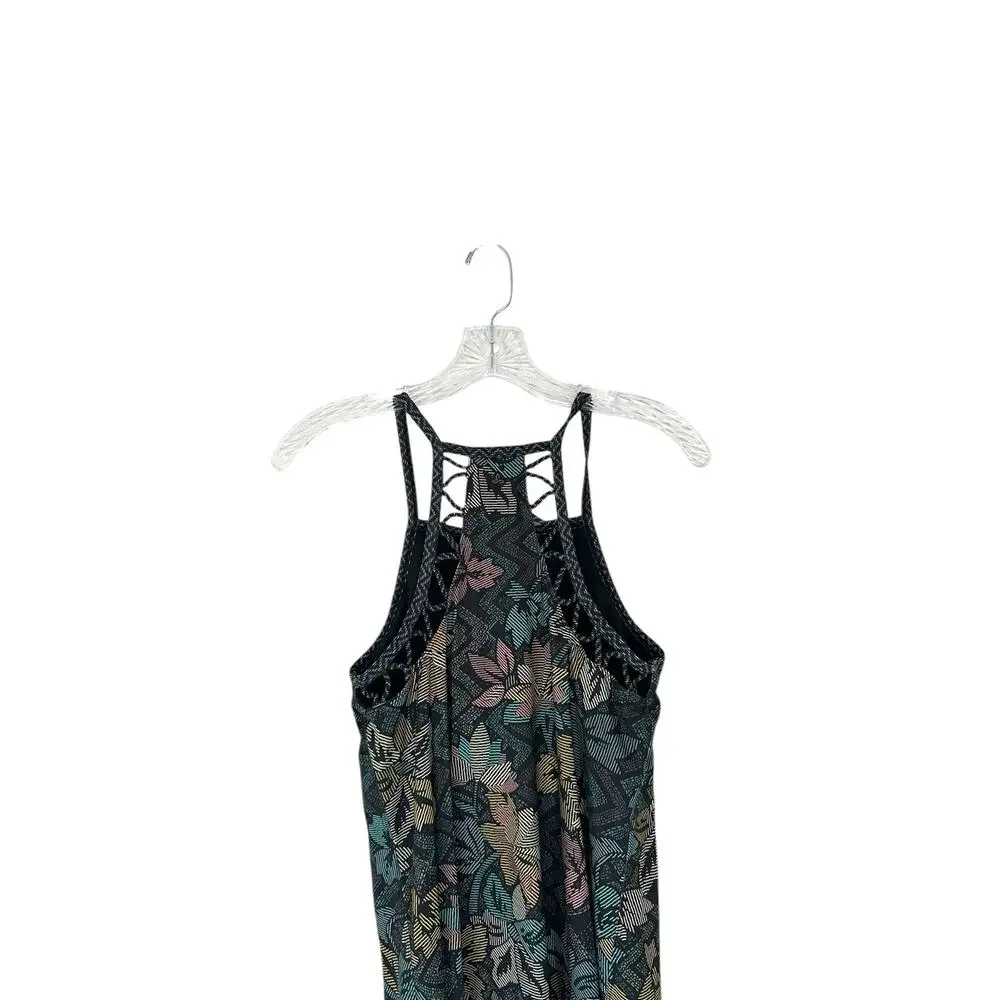 PrAna Green Yellow Ardor Yoga Comfortable Square Neckline Racerback Dress Small‎ - Picture 6 of 10